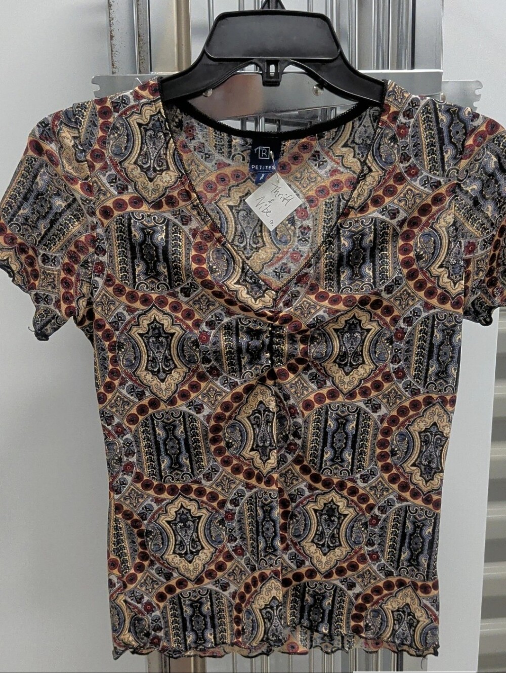 Vintage Reitmans Short Sleeve Top - Multi